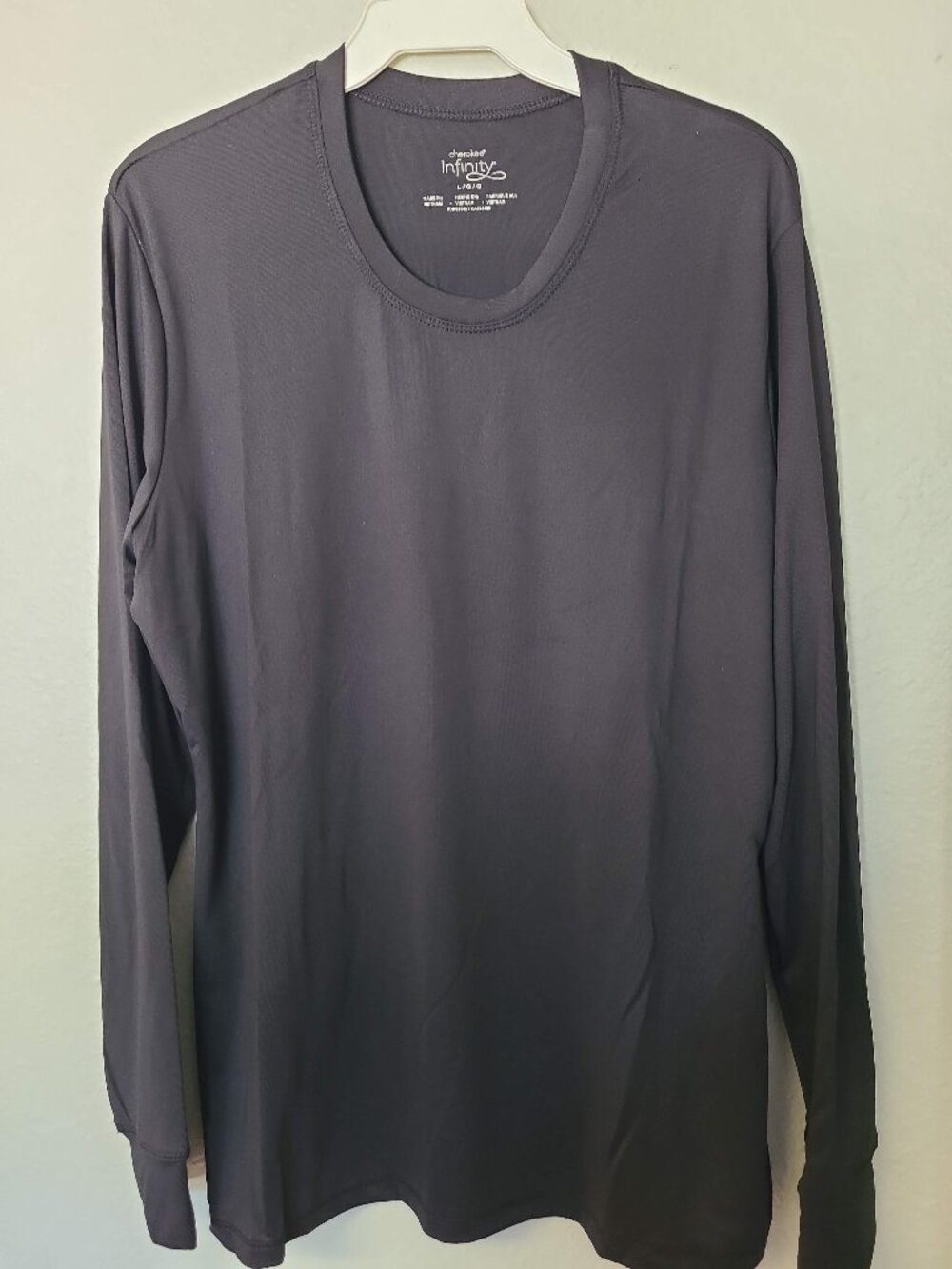 Cherokee Infinity Underscrub Long Sleeve Knit Tee